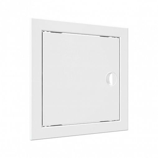 Люк-дверца ревизионная Evecs Л2020Р, ABS-пластик, с ручкой, с фланцем 196 x 196 мм, 218 x 218 мм фото