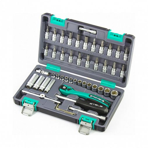 Набор инструментов для автомобиля Stels, 47 предметов, усиленный кейс фото