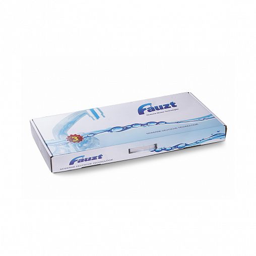 Душевой комплект Fauzt FZS-300 (стойка, тропический душ, лейка, шланг, держатель), хром фото