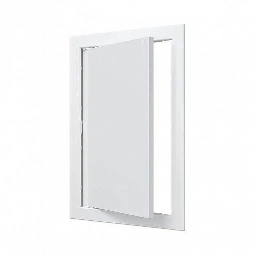 Люк-дверца ревизионная Auramax AD2030, пластик, нажимная, с фланцем 196 x 296 мм, 218 x 318 мм фото