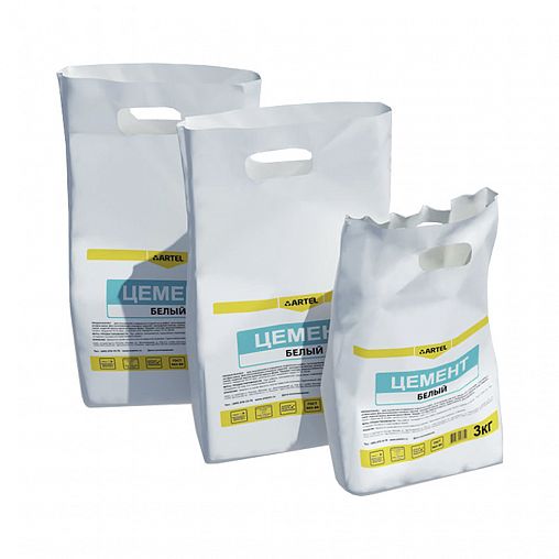 Цемент белый Artel, 3 кг фото