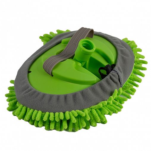 Швабра для пола Doм-Doм, с насадкой из микрофибры, с рукояткой 70 - 160 см фото