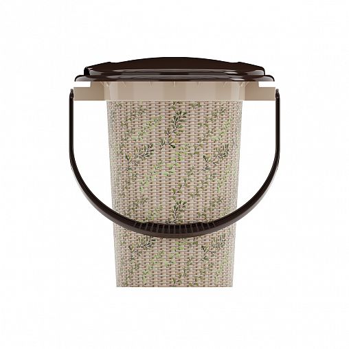 Ведро-туалет Альтернатива, 17 л, плетенка фото