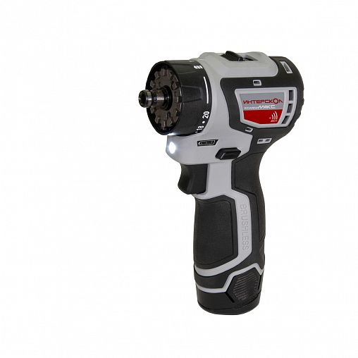 Дрель-шуруповерт аккумуляторная Интерскол ДА-10/12В 36 КомбиМАКС, 12 В, 2 x 2 Ач Li-ion, ЗУ, кейс фото