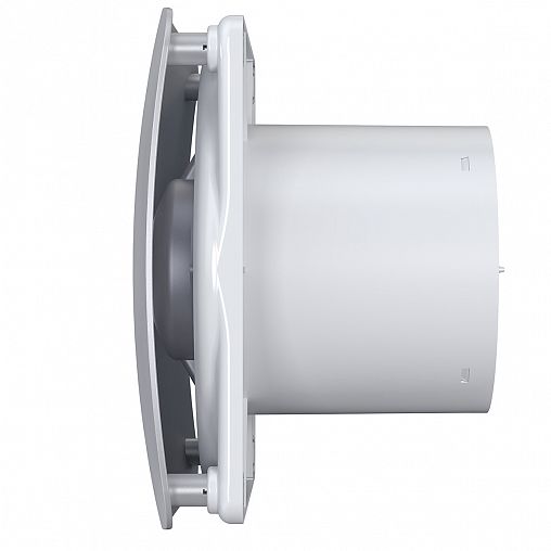 Вентилятор осевой вытяжной DiCiTi Rio 4C Gray metal D100, с обратным клапаном фото