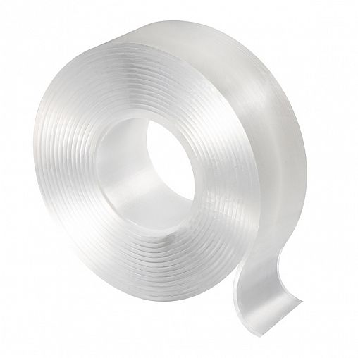 Скотч двусторонний многоразовый Park, усиленный, 30 мм x 3 м, прозрачный фото