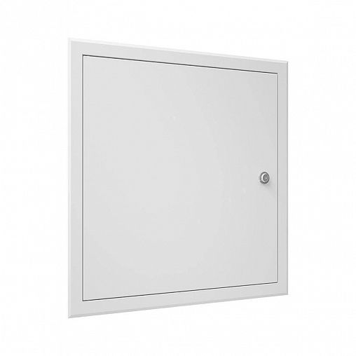 Люк-дверца ревизионная Evecs ЛТ5050МЗп, стальная с замком, с фланцем 500 x 500 мм, 560 x 560 мм фото