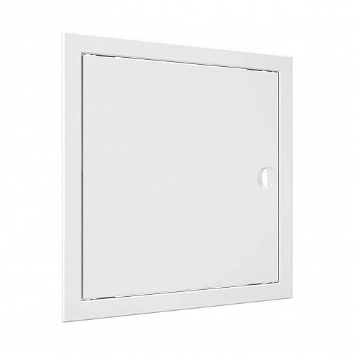 Люк-дверца ревизионная Evecs Л3030Р, ABS-пластик, с ручкой, с фланцем 296 x 296 мм, 318 x 318 мм фото