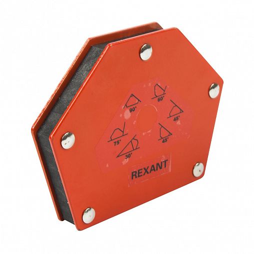 Угольник-держатель магнитный Rexant, 6 углов, 22,6 кг фото