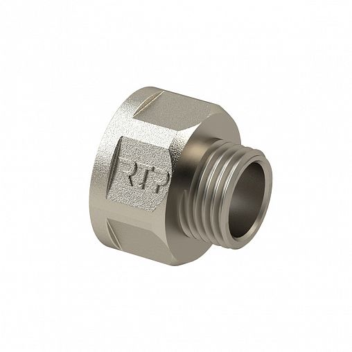 Переходник латунный РТП внутренняя-наружная резьба 1 1/2" x 1" фото Переходник латунный РТП внутренняя-наружная резьба 1 1/2" x 1" фото