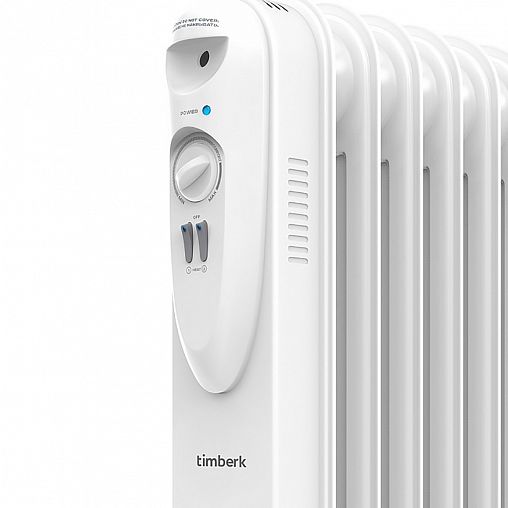 Масляный обогреватель Timberk Compact SLX, 9 секций, 2000 Вт фото