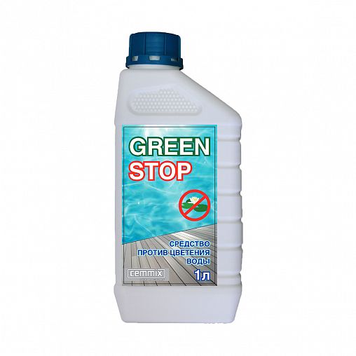Средство против цветения воды Cemmix Green Stop, 1 л фото
