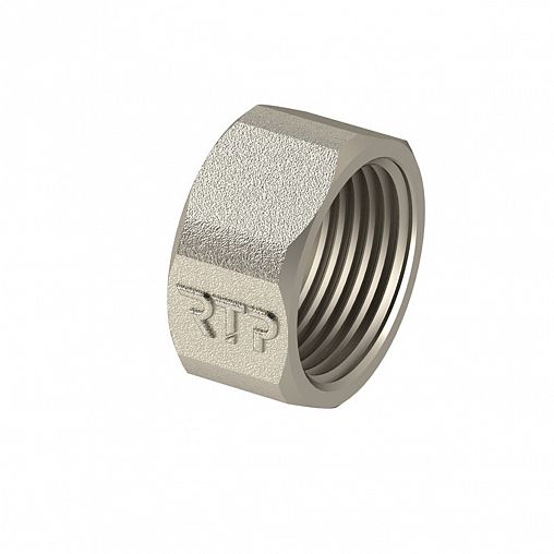 Заглушка латунная РТП с внутренней резьбой 1" фото Заглушка латунная РТП с внутренней резьбой 1" фото