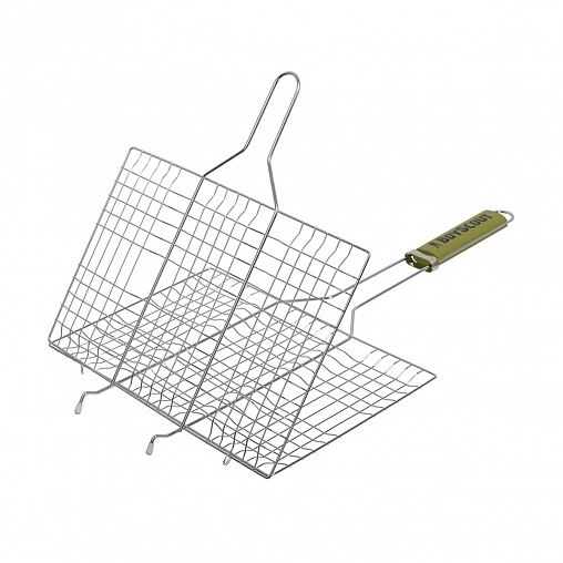 Решетка-гриль Boyscout + веер для мангала, 33 x 22 x 2,5 см фото