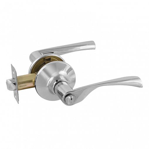 Защелка межкомнатная Нора-М ISPARUS ЗВ2-05, без запирания, хром фото