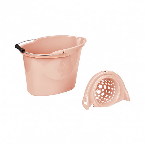 Ведро Моп с отжимом Spin&Clean Vogue, 12 л, бежевое фото