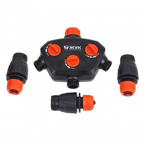 Распределитель для полива Жук с набором коннекторов 1/2" фото