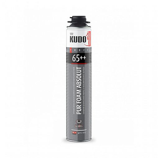 Профессиональная монтажная пена Kudo Proff 65++, летняя, 1000 мл фото