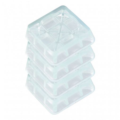 Антивибрационные подставки Мультидом МТ76-34 для стиральной машины и холодильника, квадратные, 4 шт фото