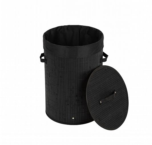 Корзина для белья круглая Рыжий кот, 34,5 x 50 см, 46,8 л фото