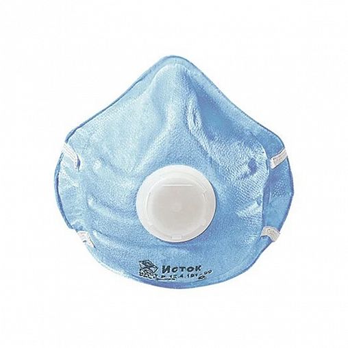 Полумаска формованная Исток FFP2 ИУ, с клапаном и угольным слоем фото