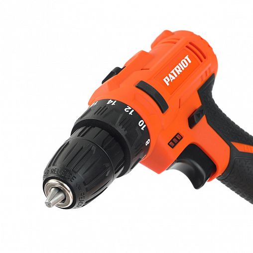 Дрель-шуруповерт аккумуляторная Patriot BR 187UES, 18 В, 2 x 2 Ач Li-ion, с 2 АКБ и ЗУ фото