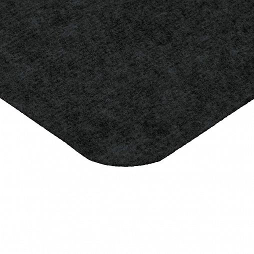 Коврик придверный Vortex Slim, влаговпитывающий, ребристый, 60 x 90 см, черный фото