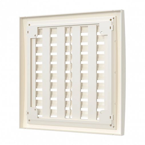 Разъемная регулируемая вентиляционная решетка Era 2020РРПН Ivory, пластиковая, 200 x 200 мм фото