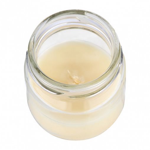 Свеча в банке Волшебная страна Ванильная карамель, белая фото