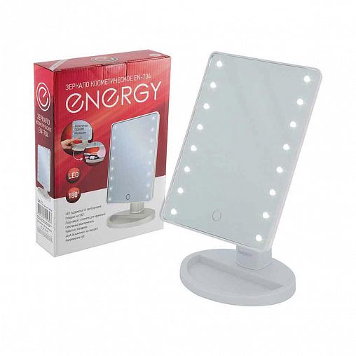 Зеркало косметическое Energy EN-704, LED подсветка фото