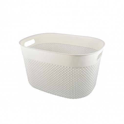 Корзина универсальная Plast Team Oslo, 380 x 284 x 221 мм, молочный туман фото