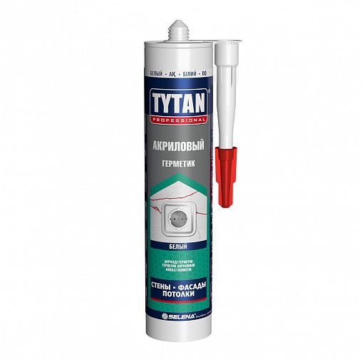 Акриловый герметик Tytan Professional 14889, 280 мл, белый фото