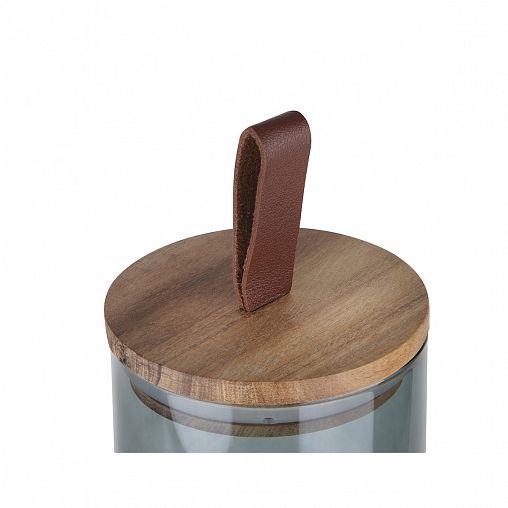 Банка для сыпучих продуктов Leonord Albero di Marmo, стеклянная, 8,5 x 10,5 см, 450 мл фото