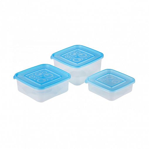 Набор контейнеров Альтернатива, 3 шт (0,4 л, 0,7 л, 1 л) фото