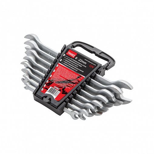 Ключи рожковые Beorol, 6 - 22 мм, набор 8 шт фото