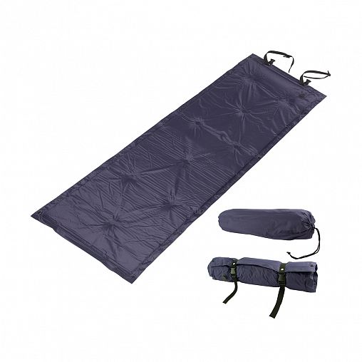 Коврик самонадувающийся Ecos, 183 x 57 x 2,5 см синий фото