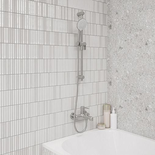 Штанга для душа IDDIS Ray, хром матовый фото