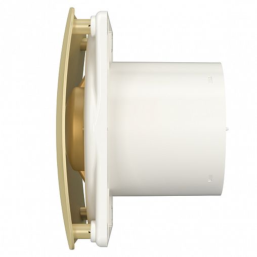 Вентилятор осевой вытяжной DiCiTi Rio 5C Champagne D125, с обратным клапаном фото