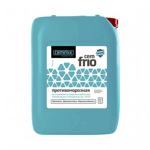 Противоморозная добавка для бетона Cemmix CemFrio, 5 л фото