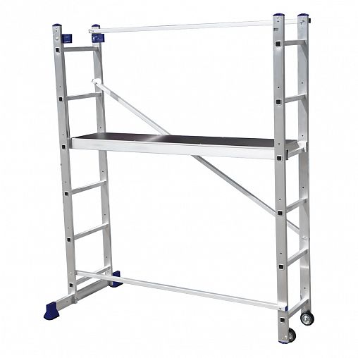 Лестница-помост Alumet SM 4007, алюминиевая, 2 x 7 ступеней, 1,98 м фото