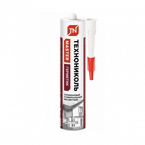 Силиконовый герметик Технониколь Master, 280 мл, прозрачный фото