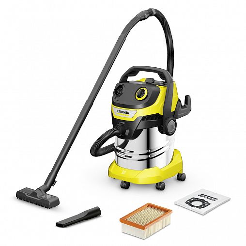 Профессиональный пылесос для сухой и влажной уборки Karcher WD 5 S V-25/5/22, 1100 Вт фото
