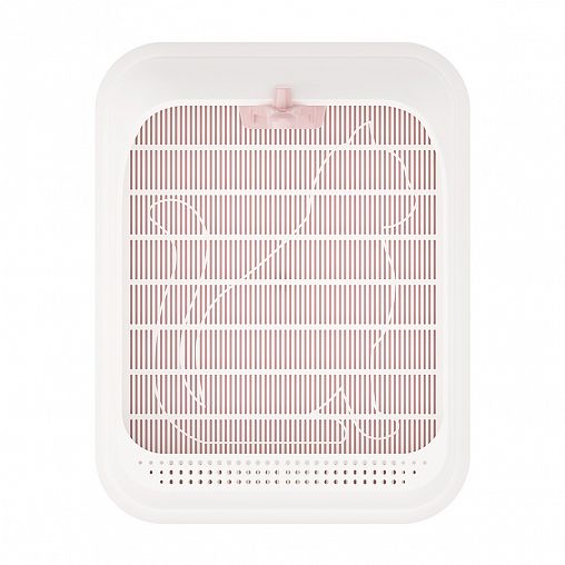 Набор для кошек Альтернатива Лекси, лоток с бортом, сеткой и совком, розовый фото