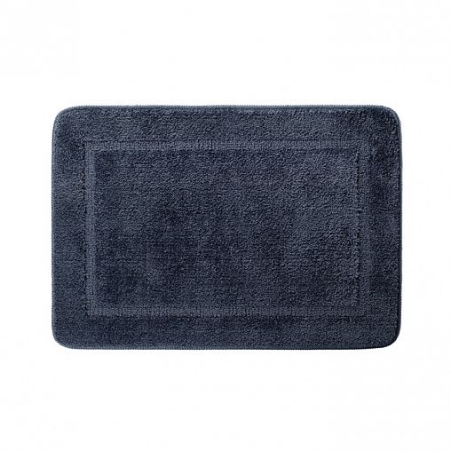Коврик для ванной IDDIS, микрофибра, 65 x 45 см, синий фото