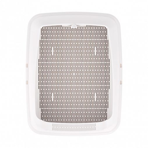 Набор для кошек Альтернатива, лоток с высоким бортом, сеткой и совком, бежевый фото