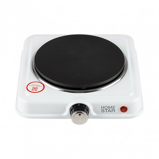 Плита электрическая настольная Homestar HS-1108, 1 конфорка, 1000 Вт, чугун фото