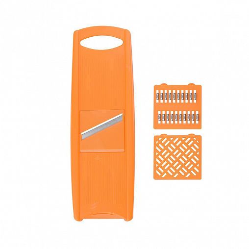 Овощерезка-терка Мультидом Мини Трио, 3 насадки, 27 x 8,5 x 1,5 см фото