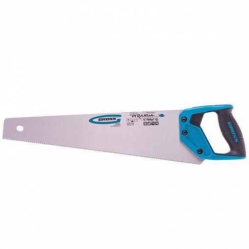 Ножовка по дереву Gross Piranha, 450 мм, 3D заточка, 11 - 12 TPI фото