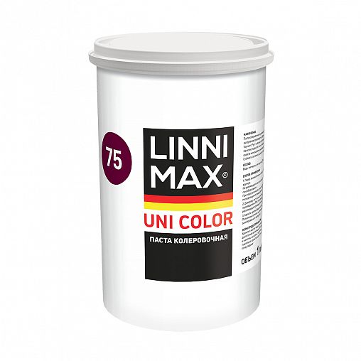 Колеровочная паста Linnimax Uni Color 75 Neutralrot, 1 л фото