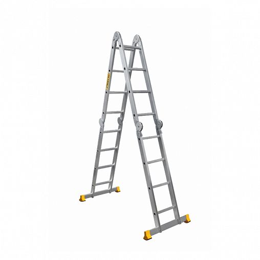 Лестница-трансформер шарнирная Alumet T433SP, алюминиевая, 4 x 3 ступени, 2,83 - 4,65 м фото